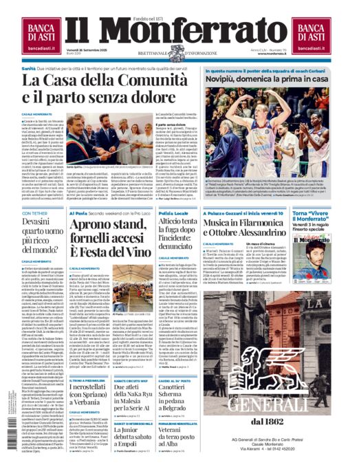 Il Monferrato - Edizione 70 del 26/09/2025